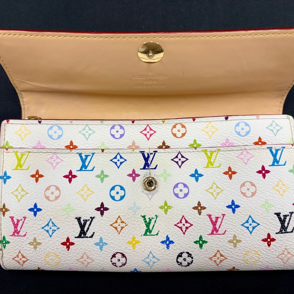 Louis Vuitton Murakami Sarah Wallet Multicolor Monogram Canvas - Picture 4 of 13